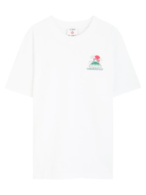 Casablanca Montage Ondulee Printed Cotton T-shirt