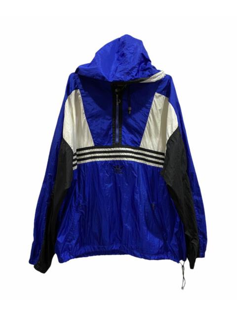 adidas Vintage 90's Adidas Pullover Hoodie Nylon Track Jacket