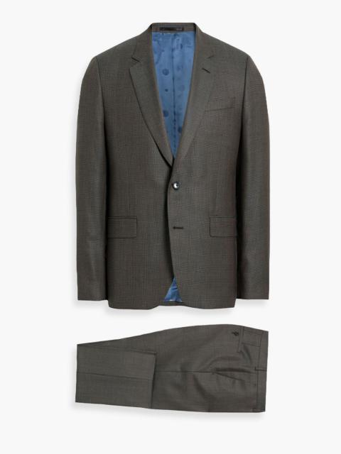 Paul Smith Prince of Wales checked wool suit