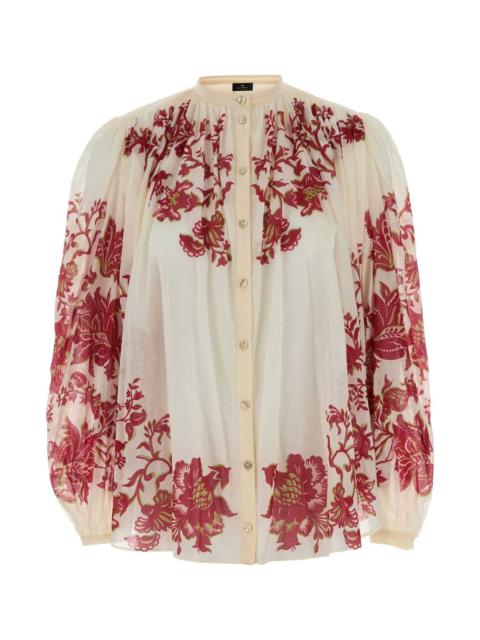 Etro Printed Cotton Blouse