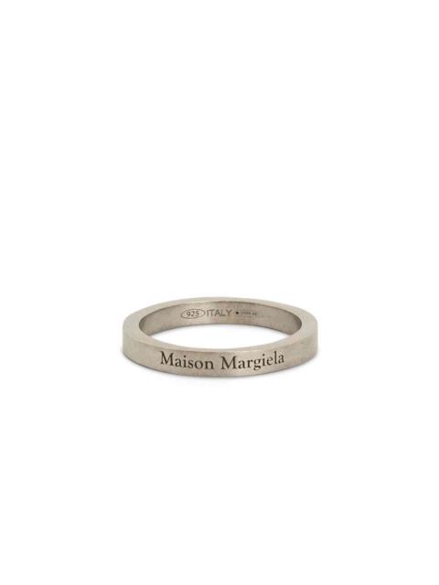 Maison Margiela Margiela Logo Ring in Silver