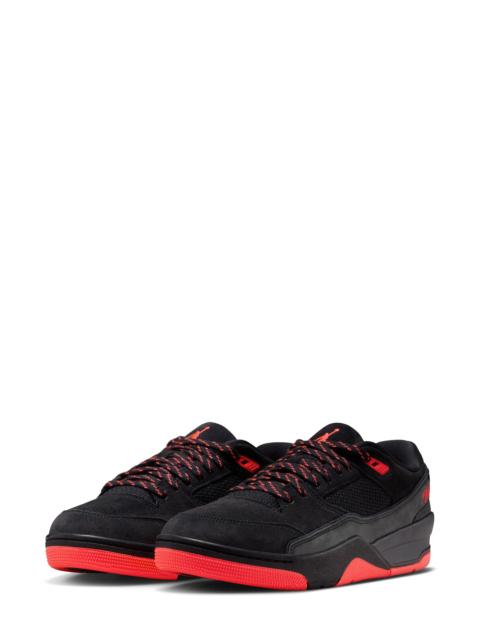 Jordan Jordan Flight Court Sneaker in Black/Infrared at Nordstrom