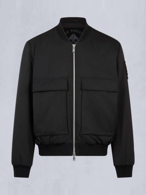 MOOSE KNUCKLES ALDER TWILL BOMBER JACKET