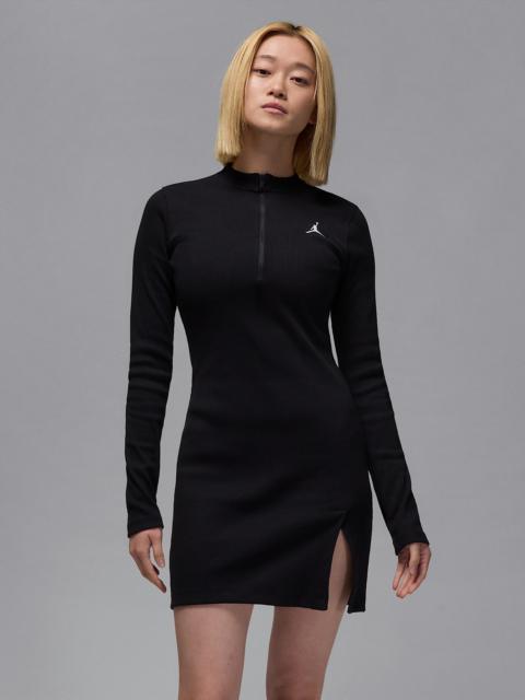 Jordan Jordan Women's 1/2-Zip Long-Sleeve Knit Dress