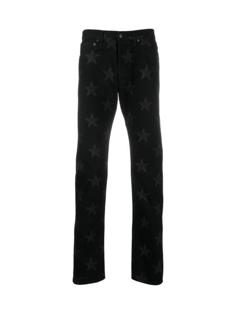 TAKAHIROMIYASHITA TheSoloist. STAR PRINTED COTTON TROUSERS