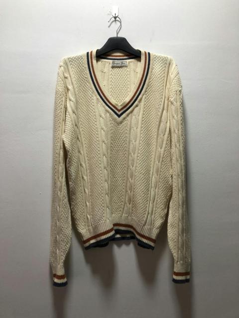 Other Designers CHRISTIAN DIOR Monsieur Knitwear Ringer Sweater