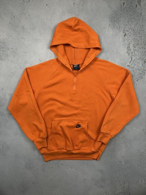 Nike Vintage Nike Hoodie Made in UK Half Zip Retro Swoosh M 80s