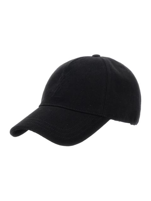 SAINT LAURENT Saint Laurent Men Hat 'Cassandre' In Black Cotton For Women