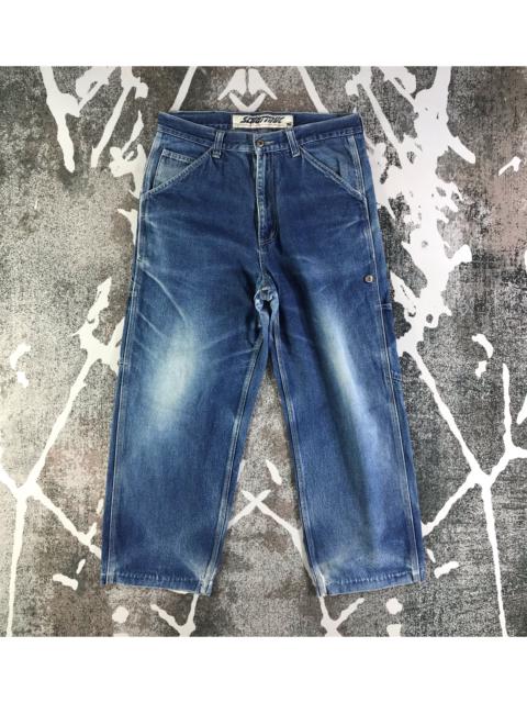 Other Designers Vintage - Vintage Schott NYC Baggy Jeans Denim