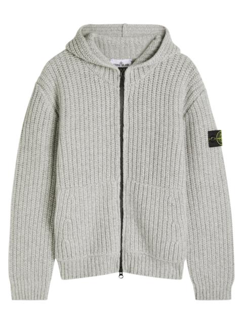 Stone Island Stone Island Hooded Wool and Cashmere-blend Knit Jumper