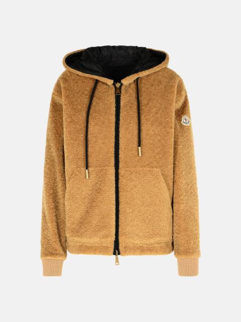 Moncler REVERSIBLE BROWN COTTON BLEND JACKET