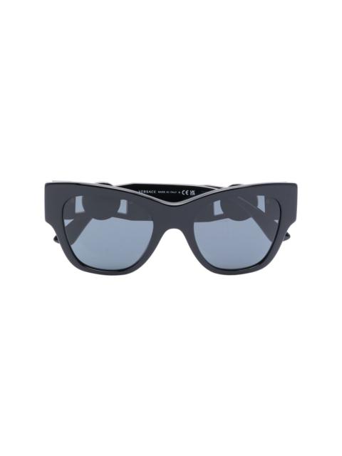 Medusa-head square-frame sunglasses