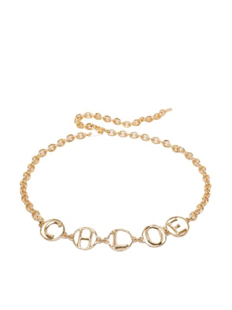 Chloé Chloe' Women Chloe' Letters Jewelled Belt