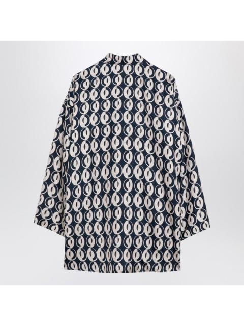 MAX MARA TIMELESS - MAX MARA TIMELESS Reversible patterned silk blouse