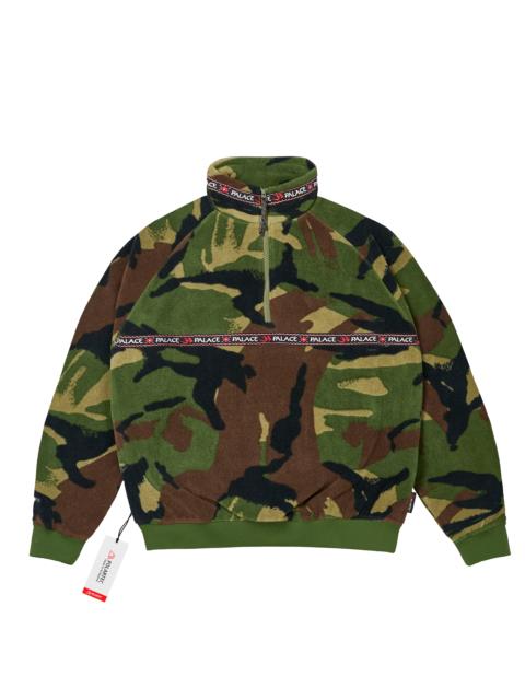 PALACE POLARTEC OM 1/4 ZIP WOODLAND CAMO