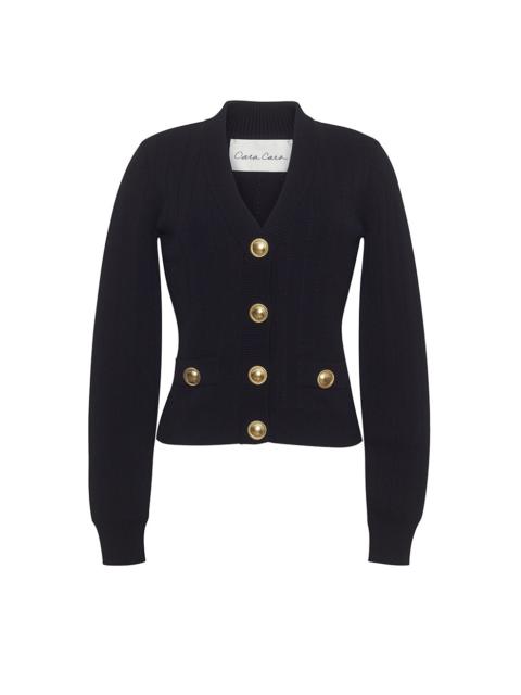 Cara Cara Lavira Cardigan
Statement Gold Buttons Add A Luxe Vintage Feel To This New Staple