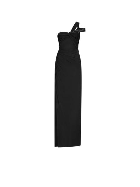 TOM FORD ONE SHOULDER TWIST FRONT EVENING DRESS