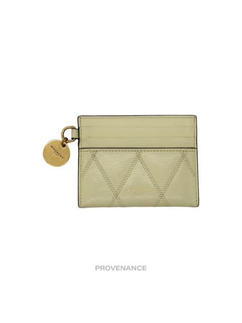 Givenchy Givenchy Card Holder Wallet - Quilted Ivory Leather