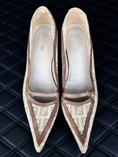FENDI Fendi Zucca Monograms Flats