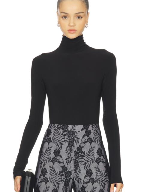 NORMA KAMALI Long Sleeve Turtleneck Bodysuit