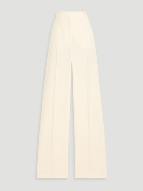 Stella McCartney Wool-crepe wide-leg pants