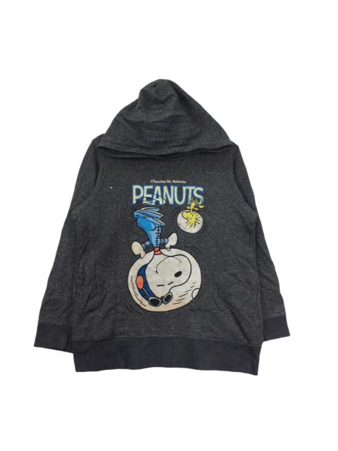 Other Designers Uniqlo - Vtg UNIQLO x SNOOPY PEANUTS Cartoon Hoodie World Famous
