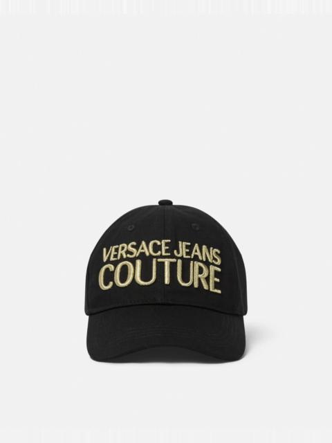 VERSACE JEANS COUTURE Embroidered Logo Baseball Cap