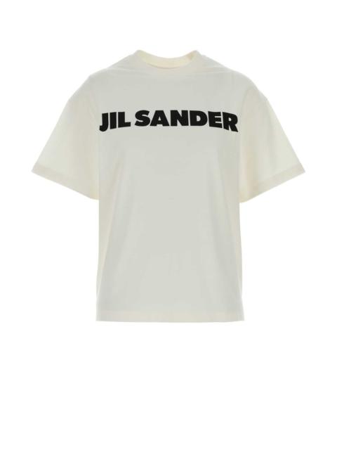 Jil Sander Jil Sander Women White Cotton Oversize T-Shirt