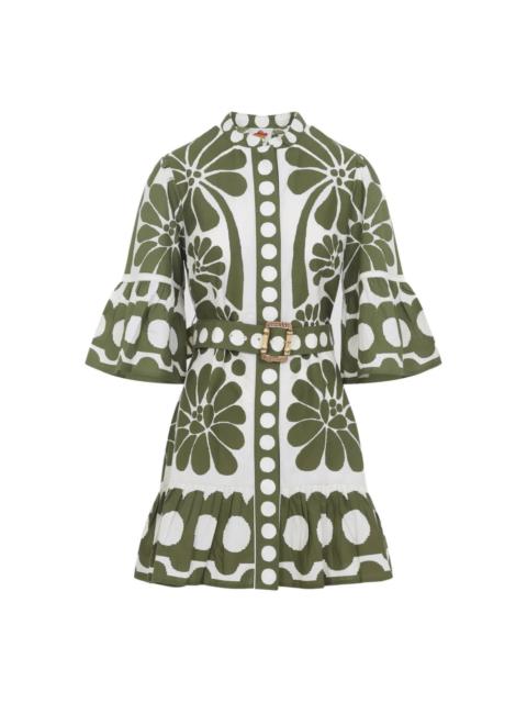 FARM RIO FLORAL PRINT DRESS