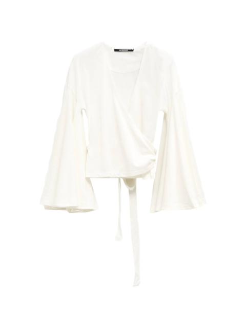 JACQUEMUS Jacquemus Long-sleeved Tie Blouse