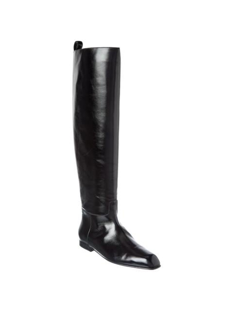 KHAITE KHAITE Colt Leather Over-The-Knee Boot