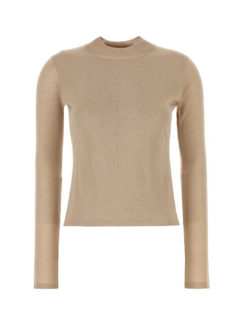 Max Mara Max Mara Women Cappuccino Silk Falesia Sweater