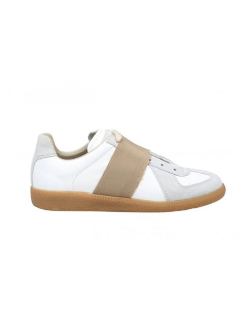 MAISON MARGIELA SUEDE AND FABRIC SNEAKERS