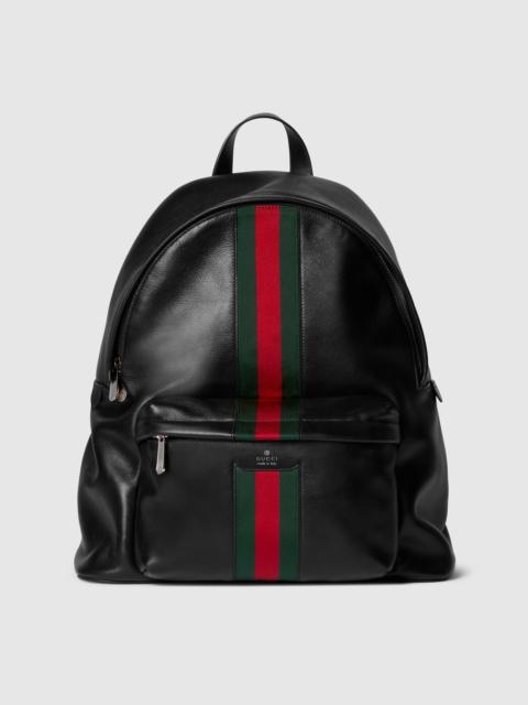 GUCCI Web Trademark large backpack