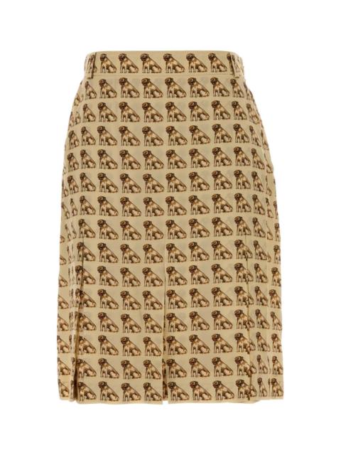 Valentino Valentino Garavani Women Printed Crepe Skirt