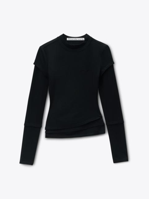 Alexander Wang Layered Long Sleeve Top