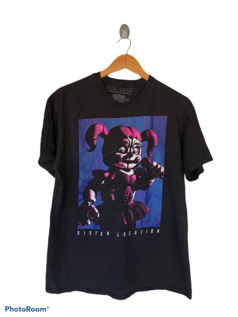 Other Designers Vintage Five nights at Freddy’s Sisters Location Black Shirt