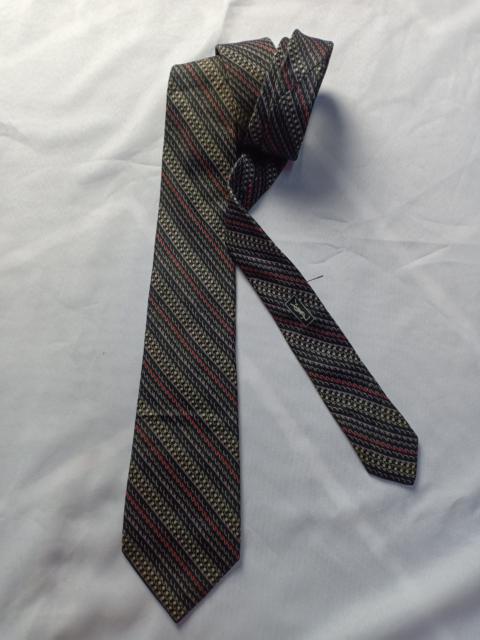 Other Designers Vintage - YSL Neck Tie Art Striped Symmetrical