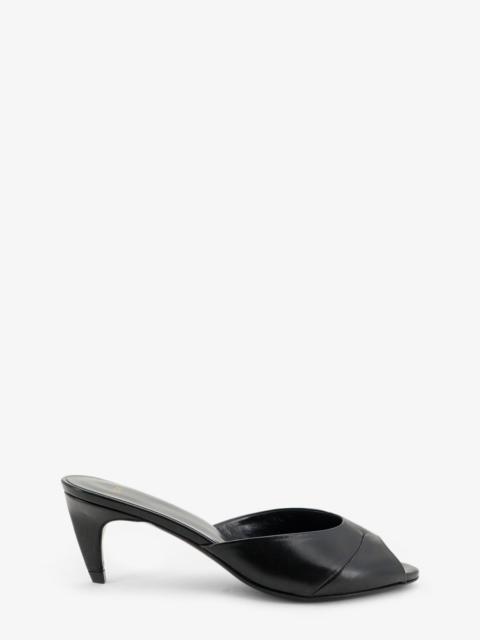 JUDE Jude Leather Cave Mule Sandals Black