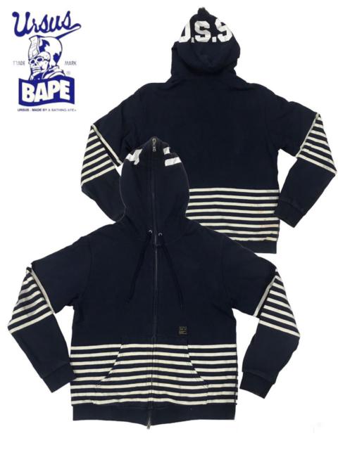 A BATHING APE® Ursus Bape Full Zipper Emblem Sweatshirt Hoodie