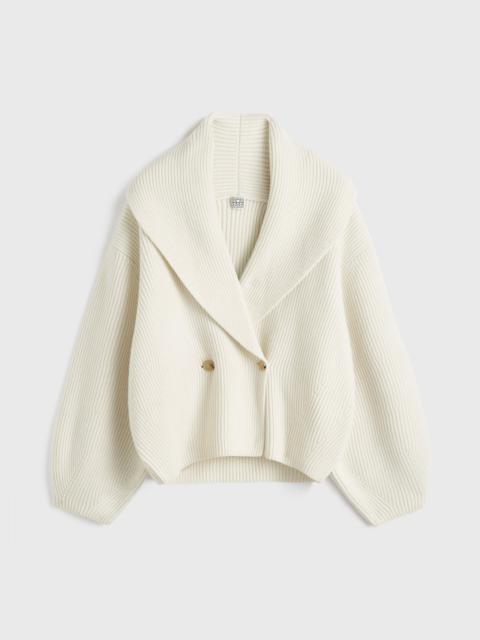 TOTEME Shawl-lapel cardigan milk