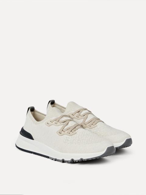 Brunello Cucinelli Cotton chiné knit runners