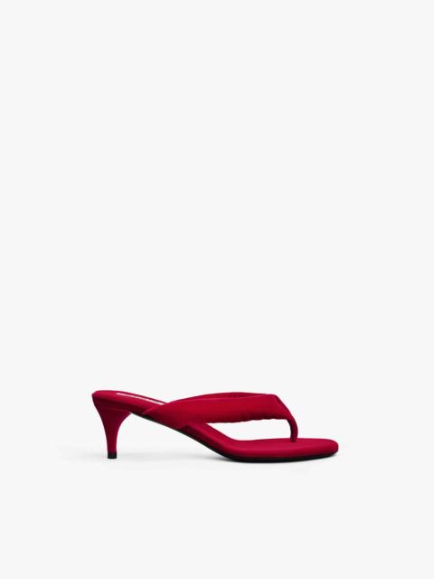 Alaïa HEEL THONG MULES IN VELVET