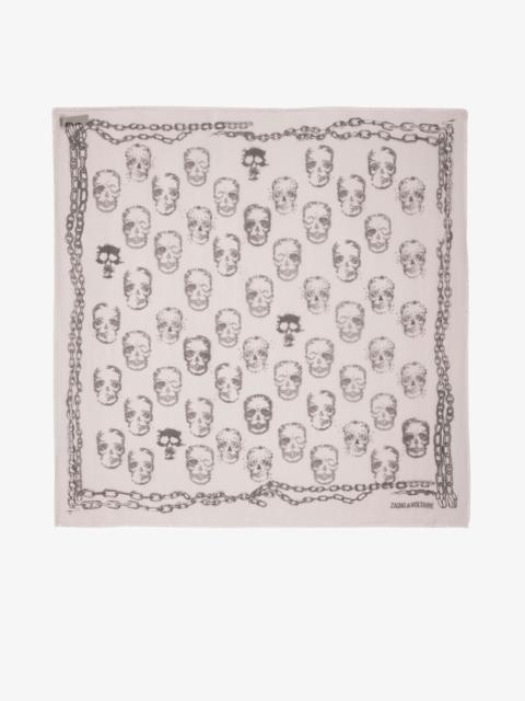 Zadig & Voltaire Kerry Scarf Skull 135