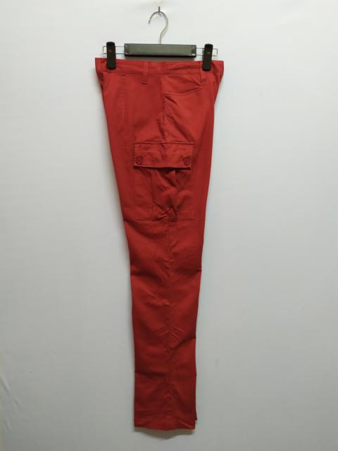 Other Designers Japanese Brand - JAPANESE BRAND RED CARGO PANTS MULTIPOCKET TACTICAL PANTS