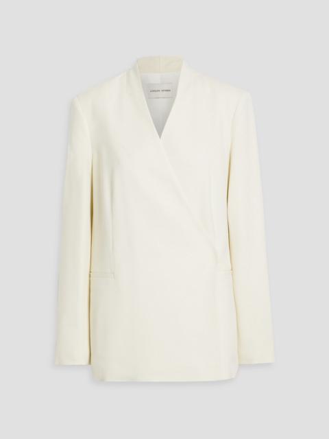Loulou de Saison Sandyato double-breasted twill blazer