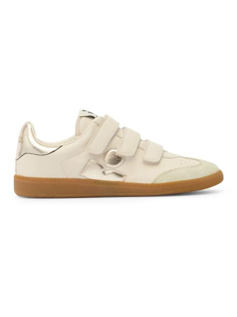 Isabel Marant ISABEL MARANT Beth Chalk/Champagne Suede Sneakers New & Auth
