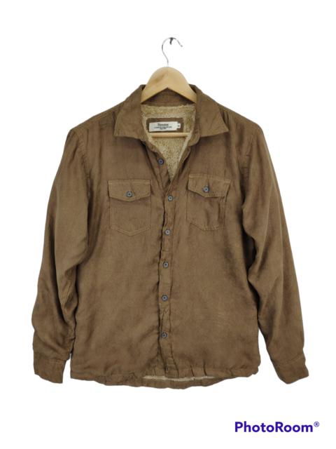 Other Designers Vintage - OFFER💥 Vintage Shirt Button Up Lining Fleece by Thruxton