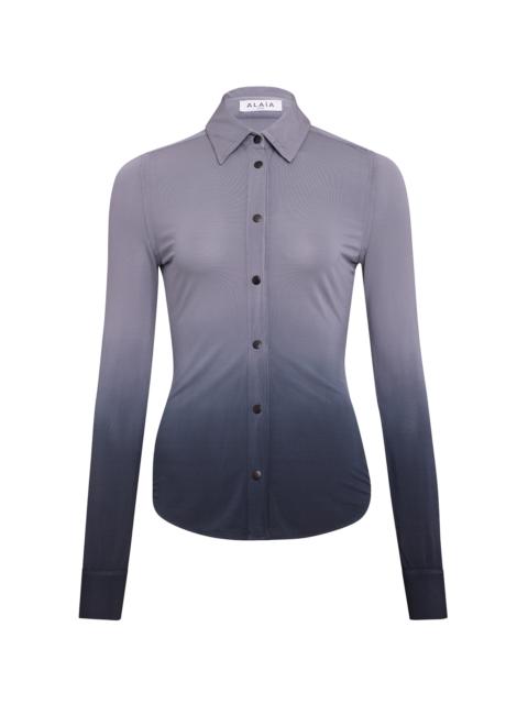 Alaïa Ombre Jersey Shirt grey