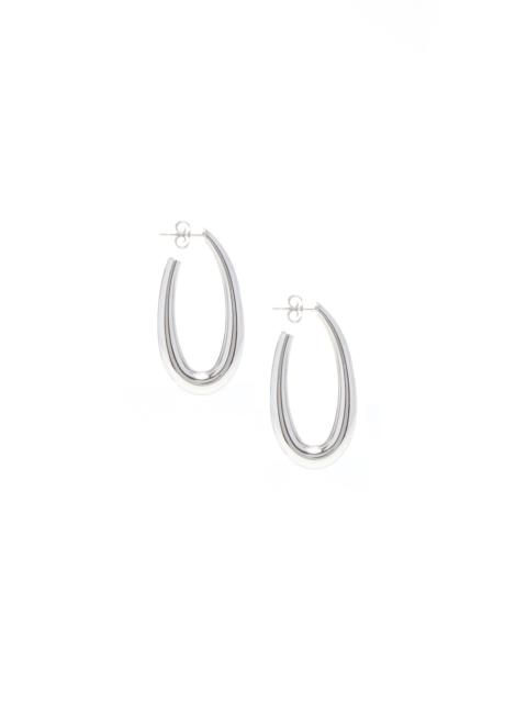 GABRIELA HEARST Large Drop Earrings in White Gold 18K